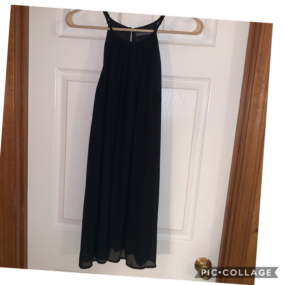 Black cocktail dress